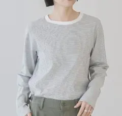 AMERICAN HOLIC クルーネックカットプルオーバー　Mサイズ　ボーダー