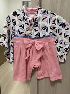 chil2 ベビー袴ロンパース　80サイズ