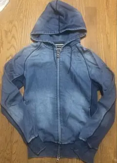 1PIU1UGUALE3 ナノユニバース コラボ パーカー ウノピュウ デニム