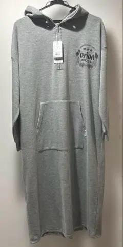 新品　オリオンビール　スウェット　パーカー　ワンピース　フード　ゆったりサイズ