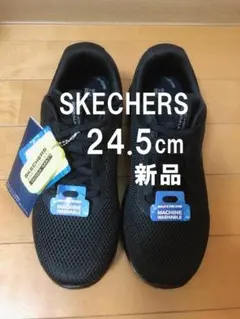 【新品】スケッチャーズ スニーカー レディース人気 GO WALK黒24.5cm