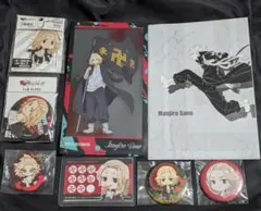 東京リベンジャーズ 佐野万次郎 マイキー 缶バッジ 特典 ノート キーホルダー