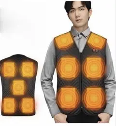 電熱ベスト 電熱インナーベスト 薄型 軽量 ヒーターベスト