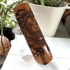 プルームオーラ本革カバー　ライオンモデル