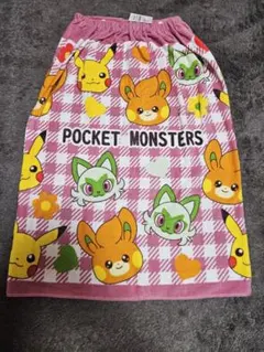 ポケットモンスターお着替えプールタオル80cm丈　しまむらバースデイ西松屋　パモ