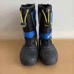 SOREL キッズブーツ 青/黒/黄21㎝