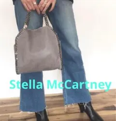 ステラマッカートニー★ファラベラ ミニトー ト（グレーxシルバー金具）