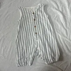 【美品】UNIQLO ベビー ロンパース ストライプ 60cm
