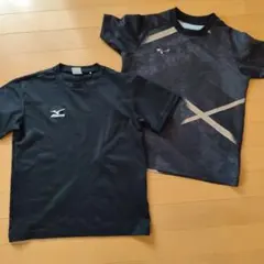 ミズノ　黒 Tシャツ 2枚セットのサムネイル