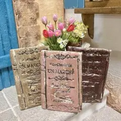 専用ページ　ミニチュア　Bookオブジェ　３点セット　ドールハウス