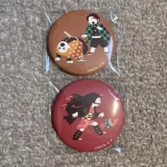 鬼滅の刃 竈門炭治郎 竈門禰豆子 我妻善逸 ゆるパレット 其ノ弐 缶バッジ