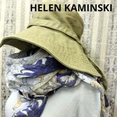 HELEN KAMINSKI つば広コットンハット　美品のサムネイル
