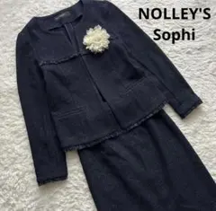 NOLLEY'S Sophi ネイビー スカートスーツ