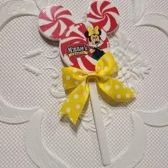 中古【 ディズニー 】ミニーマウス キャンディ型 ミラー 手鏡