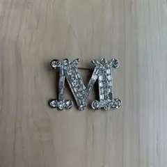美品✨M字型ヴィンテージ風ブローチ