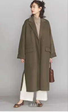 BEAUTY&YOUTH ビーバーリバーテーラードコート