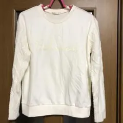 NICE CLAUP トレーナー　アイボリー F