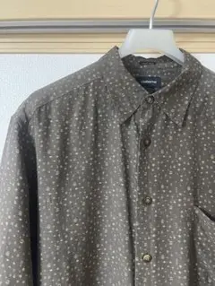 【極美品】トムフォード 花柄 長袖シャツ 総柄 イタリア製 41 カーキL相当 極美品】トムフォード 花柄 長袖シャツ 総柄 イタリア製 41 カーキL