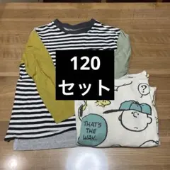 120サイズ 長袖カットソー　2枚セット