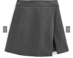 GRLインパン裏地付きラップ風ミニスカート[ai86]