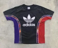 adidasレアデザインTシャツ S 着丈66 男女兼用
