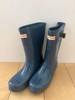 HUNTER ハンター キッズ レインブーツ 長靴 23cm EU36 UK3のサムネイル