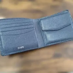 SHIPS シップス 二つ折り財布 ネイビー(濃紺)のサムネイル