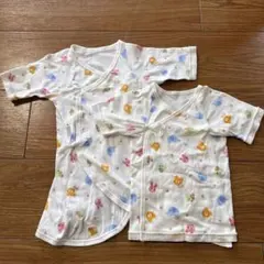 ミキハウス　コンビ肌着&単肌着2枚セット
