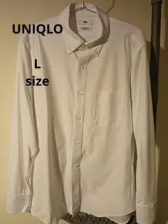 UNIQLO　スーパーノンアイロンスリムシャツ　Lサイズ　２点セット