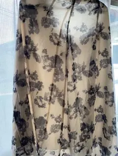 花柄シアーロングスカートのサムネイル