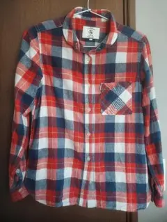 AIGLE 長袖チェックシャツ　S