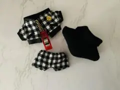 10cmぬい服★格子柄セットアップ
