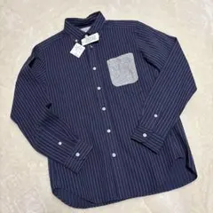 長袖シャツ メンズ ストライプ