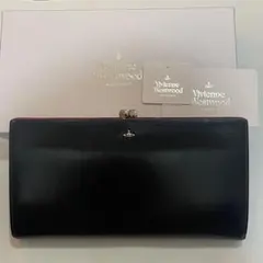 Vivienne Westwood 長財布 がま口 ブラック