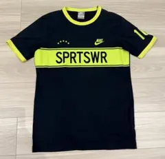 NIKE ナイキ スポーツウェア Tシャツ Mサイズ 黒 蛍光色
