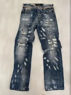 ⭐️ARMANI JEANS アルマーニジーンズ ダメージ デニム 29⭐️