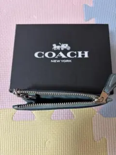 COACH ライトブルー カードケース