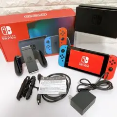 Nintendo Switch 本体 2020年製 赤青のサムネイル