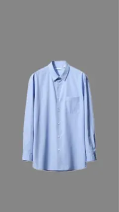 Uniqlo ＋j ブロードシャツ　M 62 Blue 青