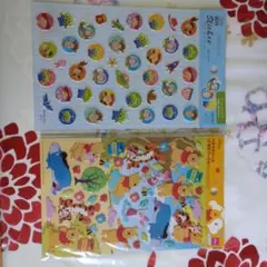 トイ・ストーリー＆くまのプーさんシールセット