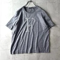 試着のみ ファビアナフィリッピ モニーレ ロゴ Tシャツ グレー 42 Sのサムネイル