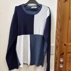 Hush Puppies パッチワークニット Mサイズ