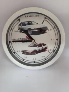 TOYOTA TRUENO AE86 掛時計 インテリア時計