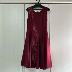 ドレス 結婚式 レース レッド アウターセット 即購入可