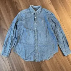 Ralph Lauren XL ボタンダウンデニムシャツ