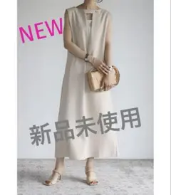 Bonjour sagan Vネックボタンジャンパースカート