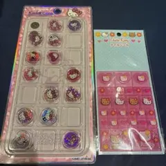 正規品　サンリオ　キティ　日焼けキティ　おはじき　タイルシール