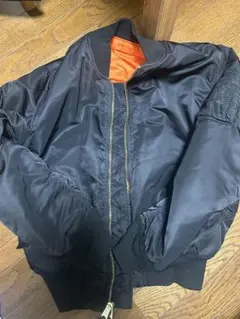 ALPHA ブラック MA-1 フライトジャケット　リバーシブル