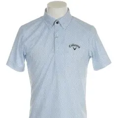 極美品✨️キャロウェイ　ゴルフウェア　速乾半袖メンズポロシャツLL ブルー