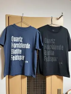 2枚セット　THE NORTH FACE Tシャツ　Lサイズ　黒　ネイビー